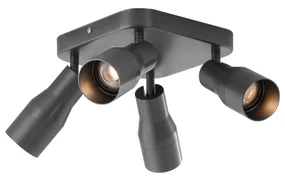 Štvorbodové stropné bodové svietidlo GU10 50 mm štvorcové - Stanley