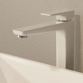 OMNIRES PM7412CRB - Umývadlová batéria PARMA 27,3 cm lesklý chróm/biela