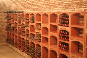 Zostava Bloc Cellier Basic červená, kapacita fliaš: 118