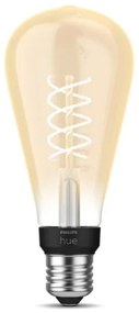 LED Stmievateľná žiarovka Philips Hue WHITE FILAMENT ST72 E27/7W/230V 2100K