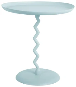 Kovový okrúhly odkladací stolík ø 40 cm Zig Zag – Leitmotiv