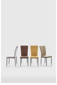 Kaki jedálenské stoličky v súprave 4 ks Holly – Marckeric