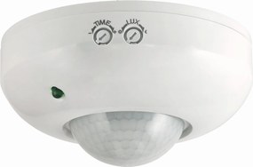 ECOLIGHT Infračervené stropné čidlo pohybu 300W 360 ° biele