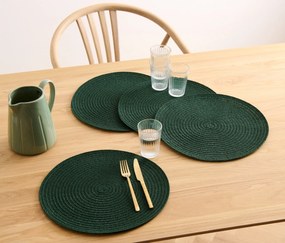 Prestierania, 4 ks okrúhle, zelené