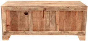furniture-nabytek.cz - Rustikálny tv stolík z dreva mango 120x50X45
