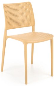 Oranžová plastová stolička K514