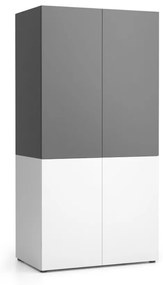 Kuchynská policová skriňa NIKA 1000 x 600 x 2000 mm, grafitová