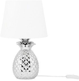 Stolná lampa strieborná PINEAPPLE Beliani