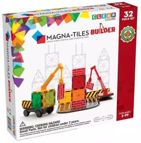 Magna-Tiles: Magnetická stavebnica Builder 32ks