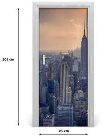 Fototapeta samolepiace dvere Manhattan New York 85x205 cm