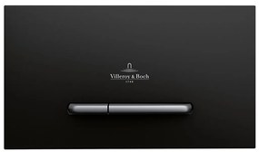 Villeroy & Boch 922169AN -Splachovacie tlačidlo VICONNECT matná čierna/matný chróm