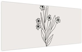 Obraz - Lúčny kvet N⁰1 (120x50 cm)