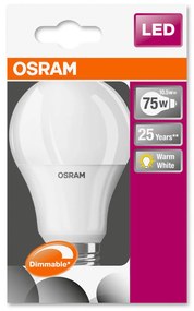 OSRAM LED žiarovka E27 10,5W 827 Superstar