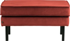 BePureHome Rodeo zamatový ottoman - Tehlová