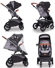 EASYGO Moderný športový kočík Optimo Air  - denim