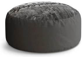 Taburet Circle murári na traverze, sivá