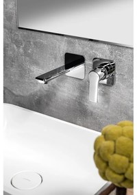 Podomietková umývadlová batéria v lesklej striebornej farbe (1 výstup) Pax – Sapho