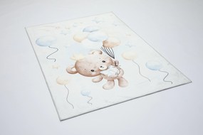 Detský koberec KIDS 2403178N obdĺžnikový – mäkký polyester Rozmer: 80x150 cm