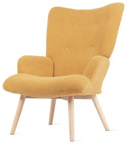 Kreslo MOSS TEDDY BOUCLÉ horčicové ALL 828572