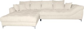 XXXLutz ROHOVÁ SEDAČKA, textil, sivobéžová Carryhome - Sedačky - 00000F000201