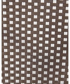 Hnedá kovová/plastová záhradná stolička Marilyn – Kave Home