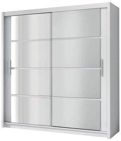 Skriňa Dakota 203 cm biela