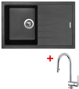 Set Sinks BEST 780 Metalblack + MIX P chróm