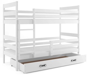 Poschodová posteľ ERIK 2 - 190x80cm - Biela - Biela