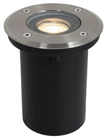 Moderné vonkajšie zemné bodové svetlo oceľ 35 mm nastaviteľné IP65 - Delux