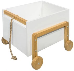 Úložný box vozík Victor biely