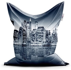 Sablio Sedací vak Nočný New York - 150x100 cm