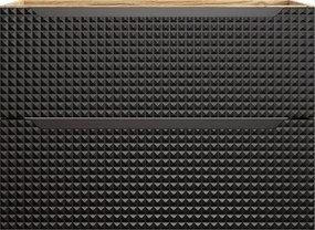 Comad Kúpeľňová skrinka pod umývadlo Luxor Black 80 čierna/dub olejovaný