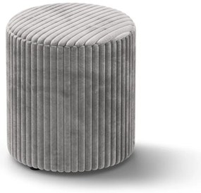 Svetlosivý menčestrový taburet Dia – Micadoni