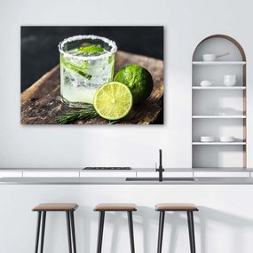 Obraz na plátně Limetkový koktejl - 120x80 cm