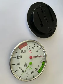 Saunový teplomer a vlhkomer 128mm