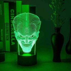 3Dmix 3DL-BSC059 – 3D LED nočná lampa - Joker