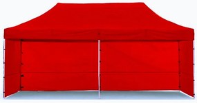 Ekspand Nožnicový stan ŠTANDARD 3x6 m ČERVENÝ