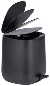 Čierny odpadkový kôš Wenko Davos, 5 l