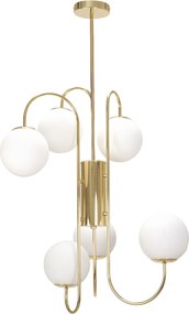 Toolight Toolight, stropné svietidlo 1xE27 APP1003-6CP, zlatá, OSW-05551