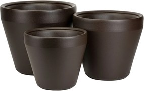 Květináč Purea 56,6x61x3 cm mokka hnědý