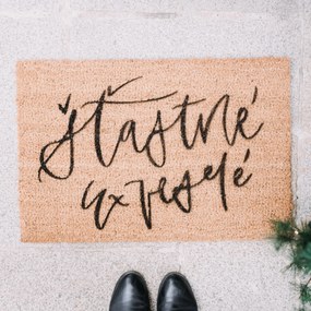 Artsy Doormats Vianočná rohožka Šťastné a veselé