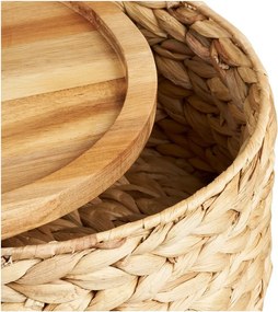 Košíky v súprave 3 ks z vodného hyacintu ø 30x15 cm Botofte – House Nordic