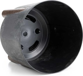 Květináč MOSS ECO 25,5x25,3 cm černý beton