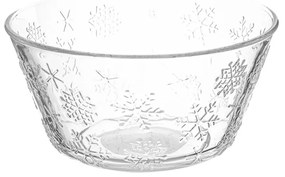 Altom Sklenená miska Snowflakes 13 cm, 400 ml
