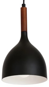 Luster na lanku NOAK WOOD 1xE27/60W/230V