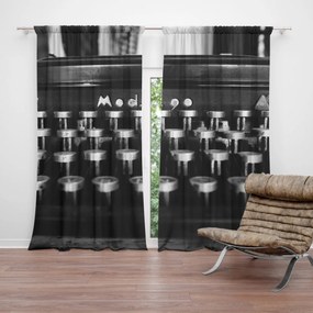 Sablio Záves Písací stroj: 2 ks 140x250 cm