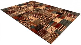 Koberec KASHQAI 4353 990 Patchwork terakota / béžový