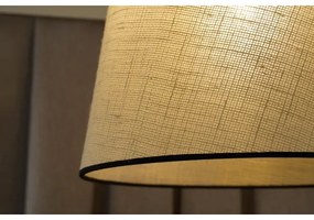 Duolla - Luster na lanku YUTE 1xE27/15W/230V pr. 38 cm šedá/čierna