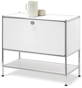 Odkladacia skrinka »CN3« s 1 výklopnými dvierkami, biela