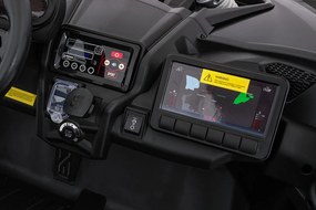 Ramiz Elektrická bugina Maverick Turbo RR pre deti modro-sivá + kolesá